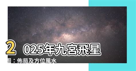 九宮飛星|2025年九宫飛星圖 風水化解教學